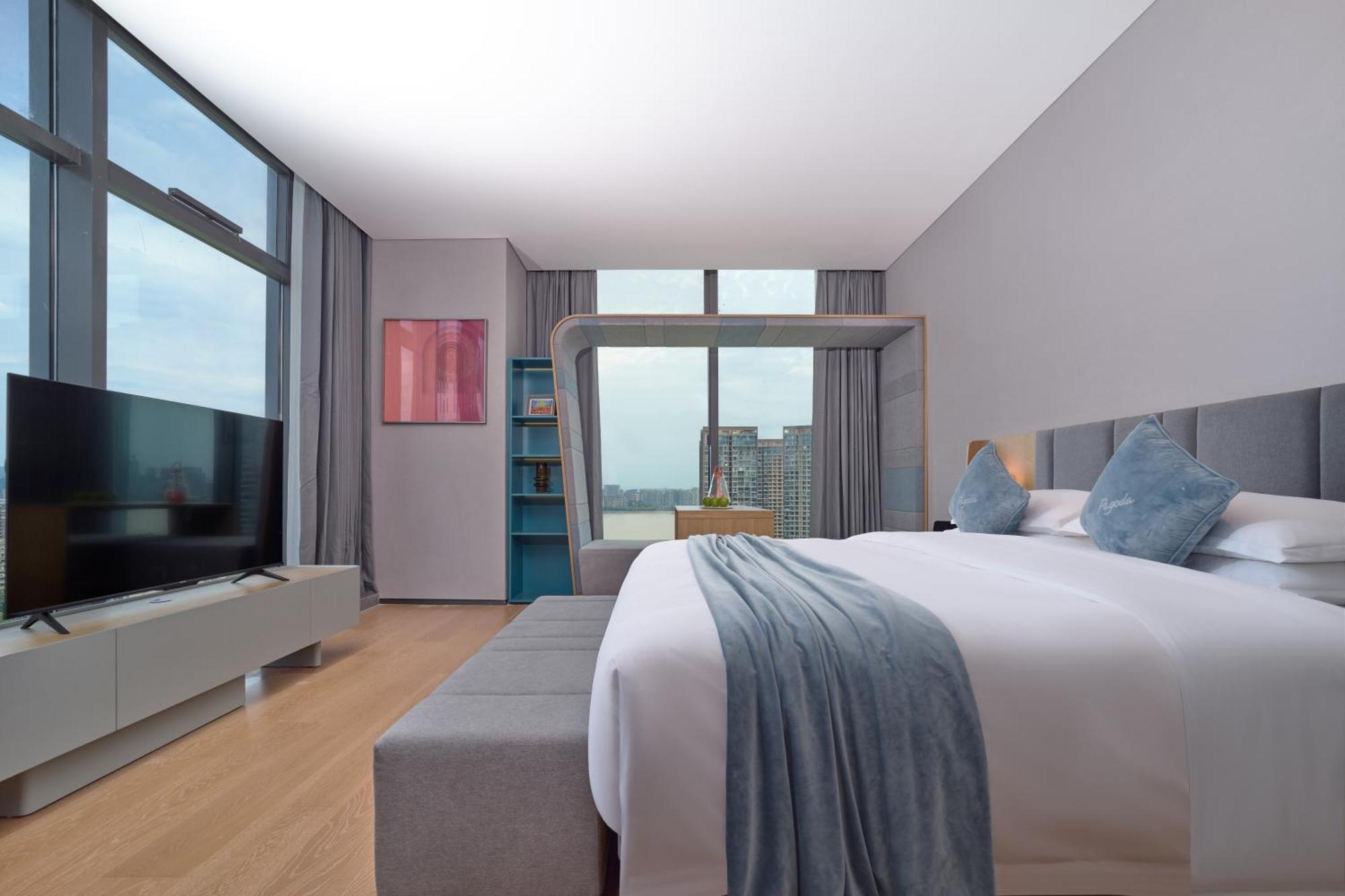 Pagoda Hotel Hangzhou Binjiang ภายนอก รูปภาพ
