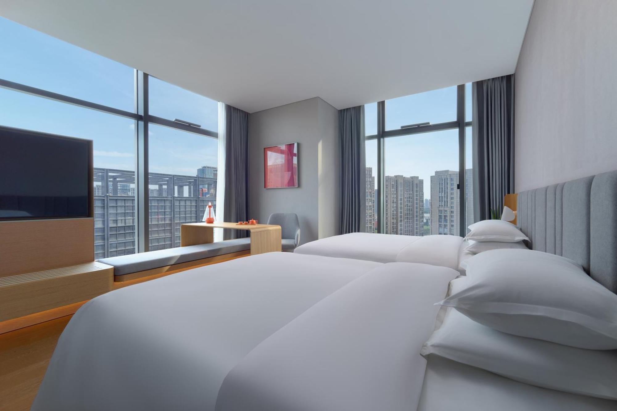 Pagoda Hotel Hangzhou Binjiang ภายนอก รูปภาพ