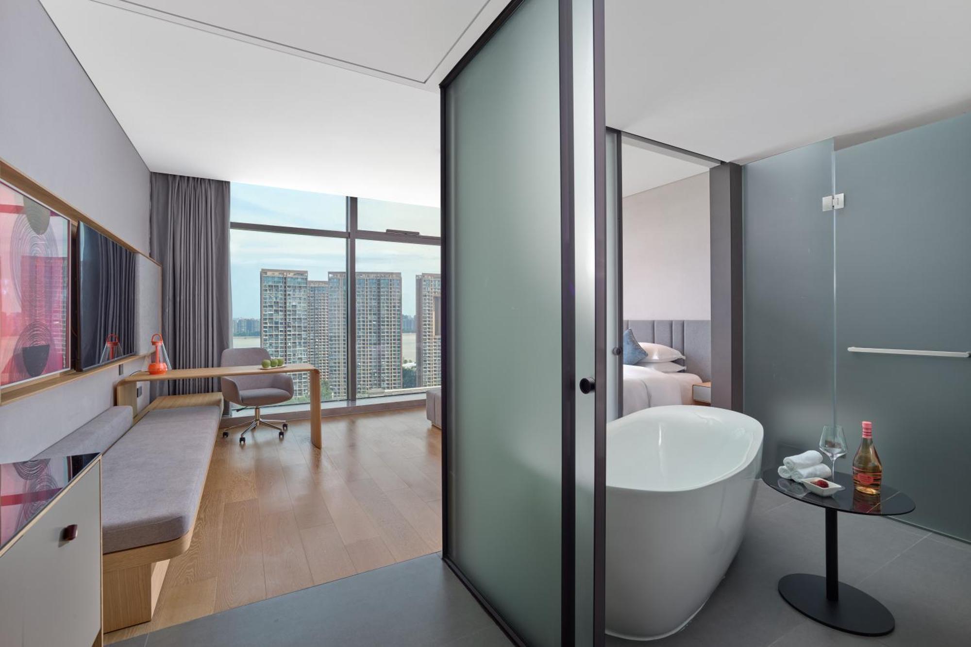 Pagoda Hotel Hangzhou Binjiang ภายนอก รูปภาพ